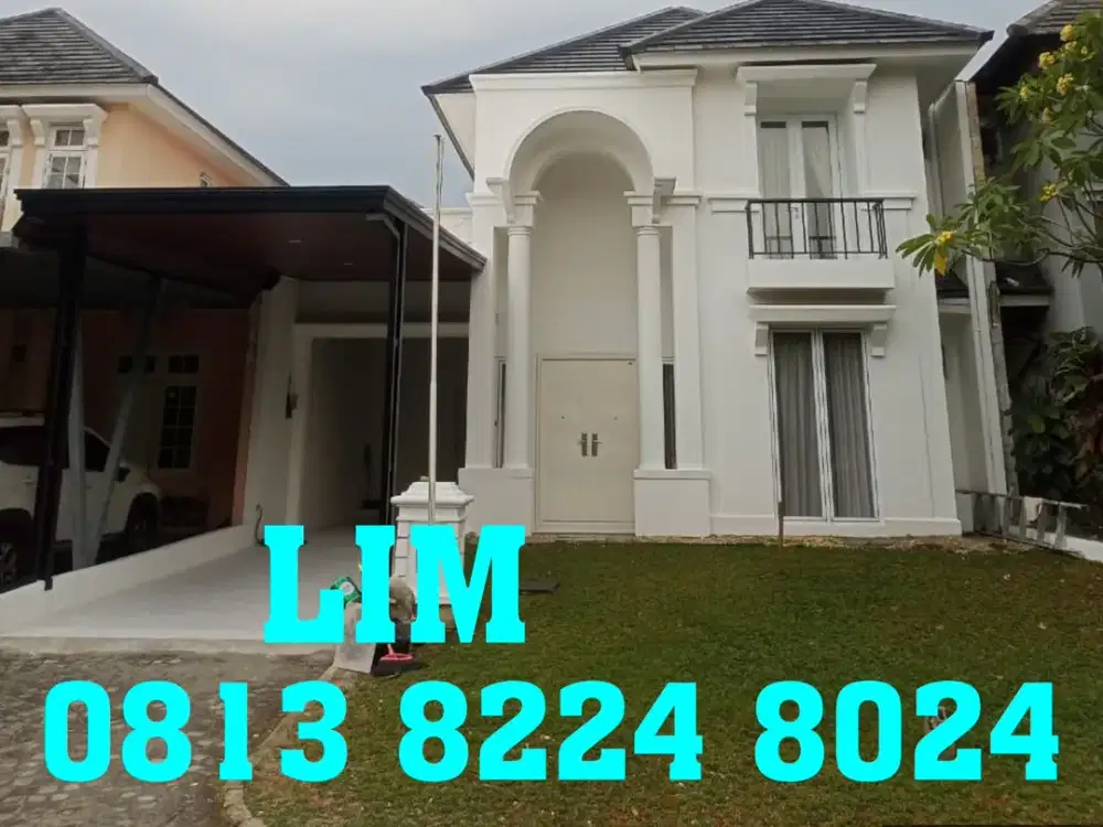 RUMAH BAGUS SIAPHUNI LT 200 RANGKA BAJA RINGAN KOTA WISATA CIBUBUR JAKARTA TIMUR