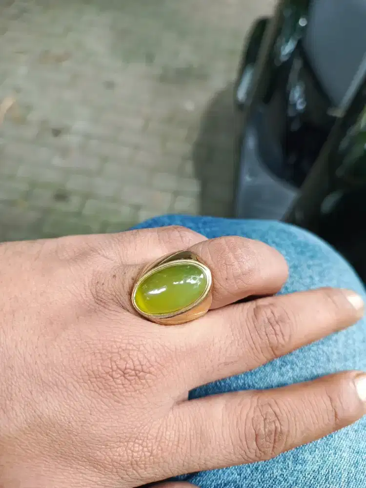 BATU ACEH SERFENTIN GREEN APLE