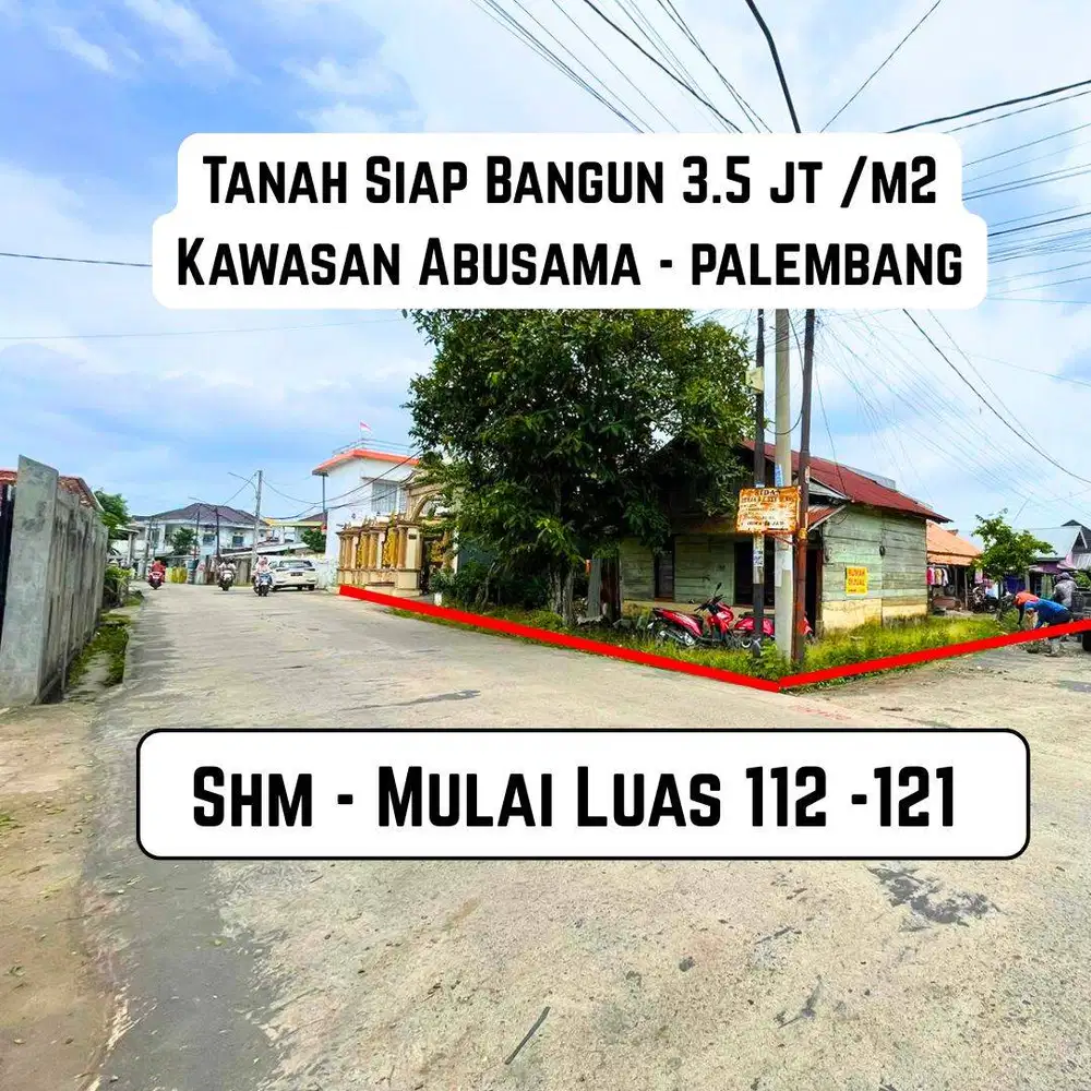 TANAH KAVLING KAWASAN ABUSAMA KOTA PALEMBANG