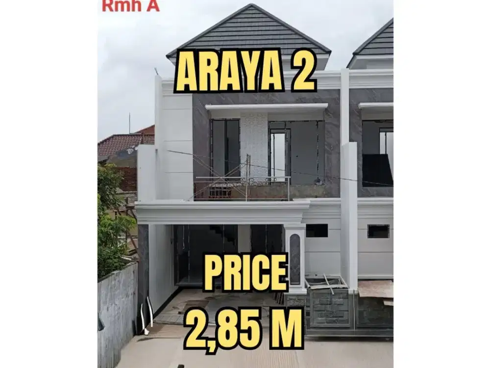 NEW, ARAYA TAHAP 2 GALAXY BUMI PERMAI MODERN MINIMALIS di JALAN KEMBAR BOULEVARD