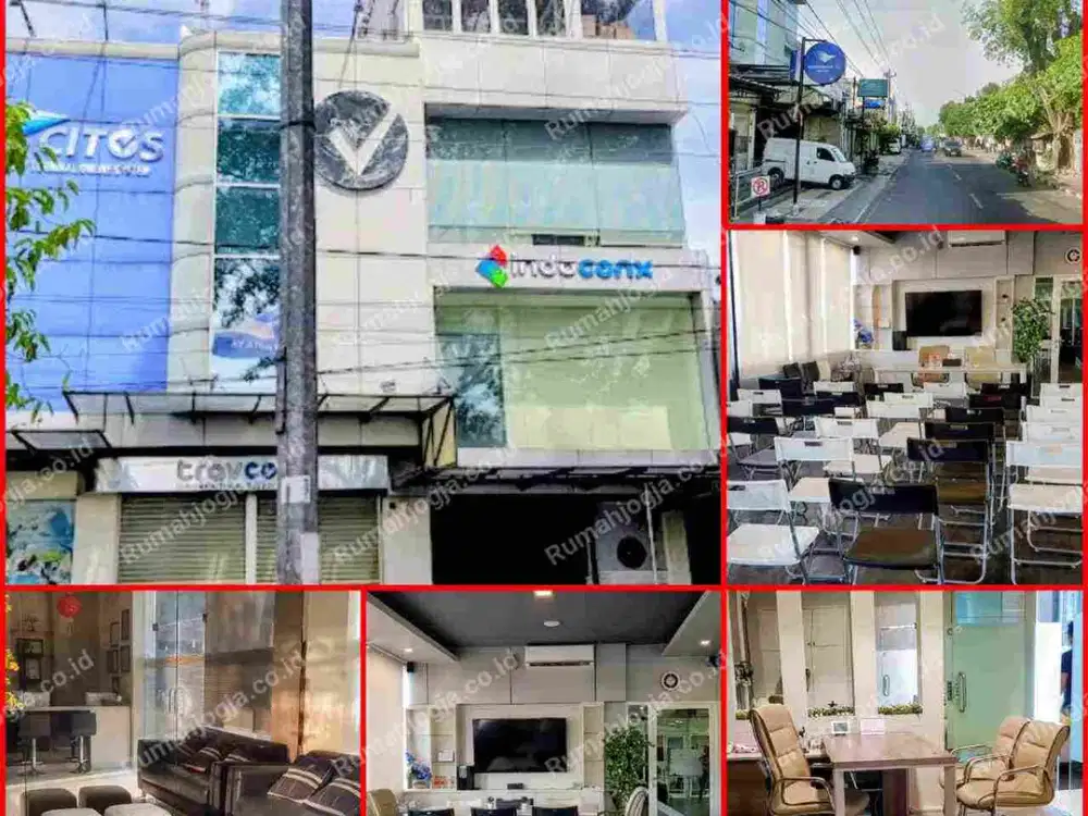 gedung kantor eksusif pusat kota ngampilan