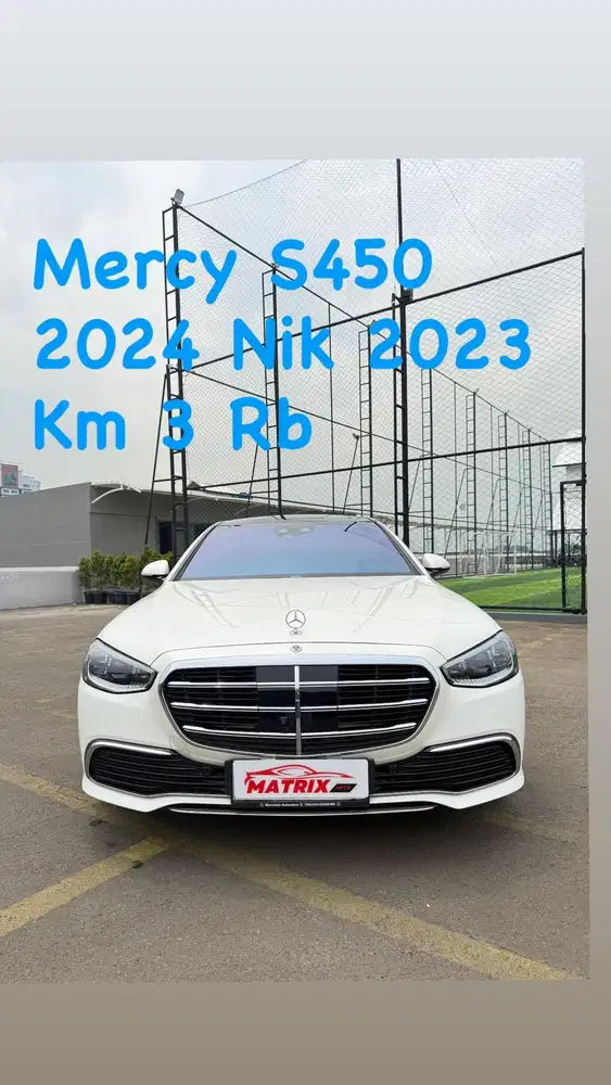 Mercy S450 White on Oramge 2024 Nik23 Siap pakai
