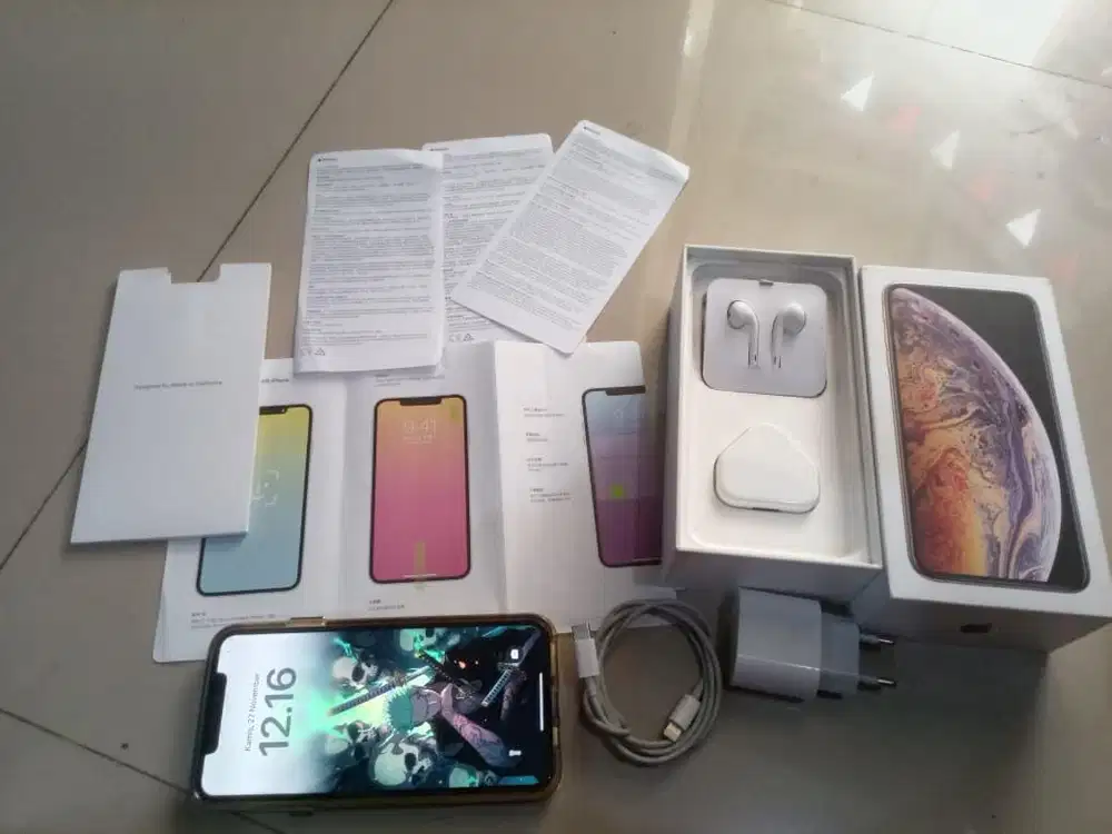 iphone XS MAX 256GB Gold No minus Fullset.