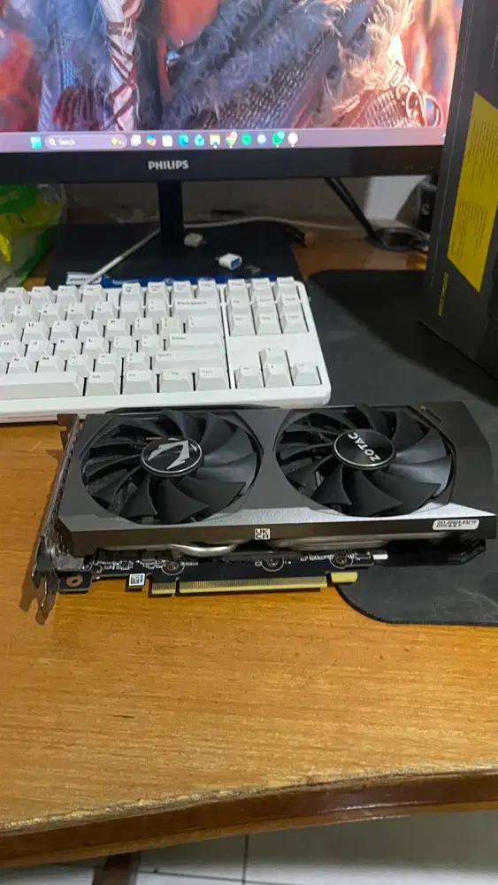 ZOTAC RTX 3060 Ti Twin Edge OC LHR Bekas Gaming Normal 100% Full Box