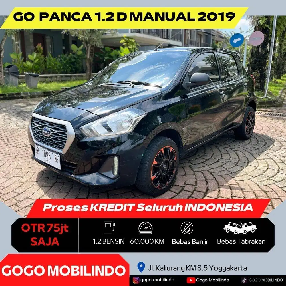 [Dp5jt] Datsun GO Panca D Manual 2019 AB Tgn1 Pajak Baru Kredit Murah
