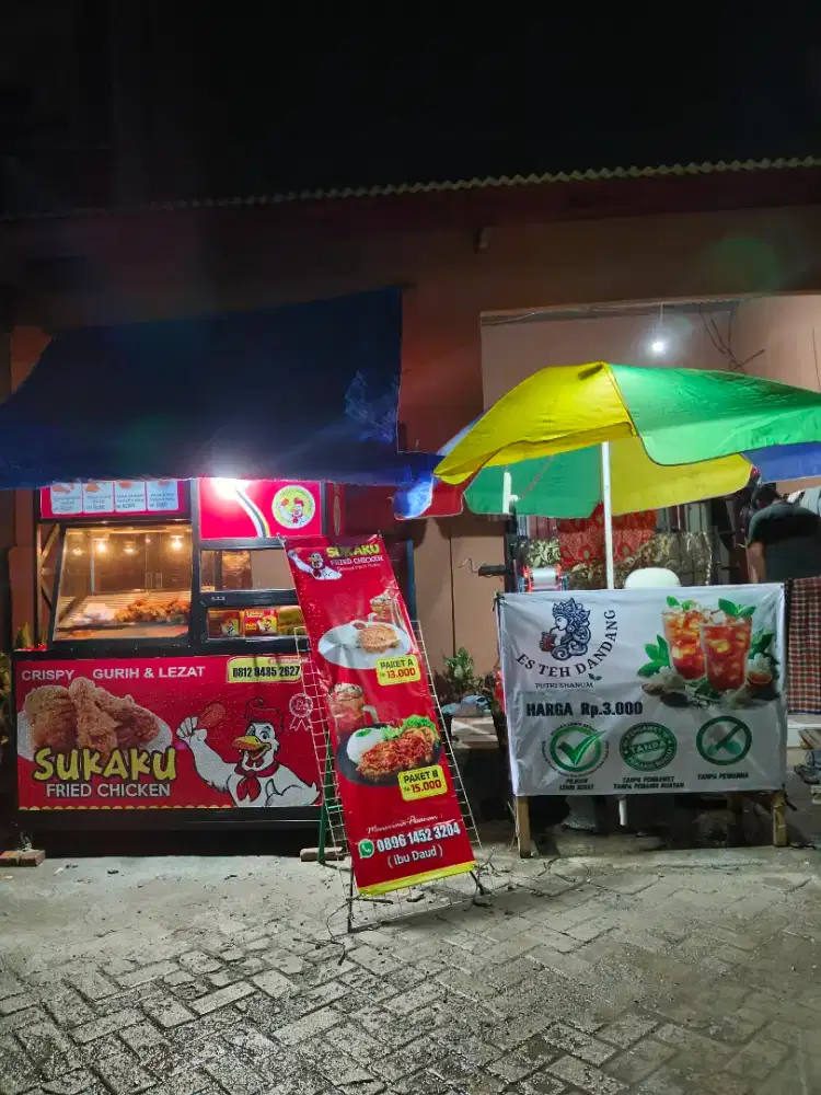 Jual gerobak Chicken sukaku