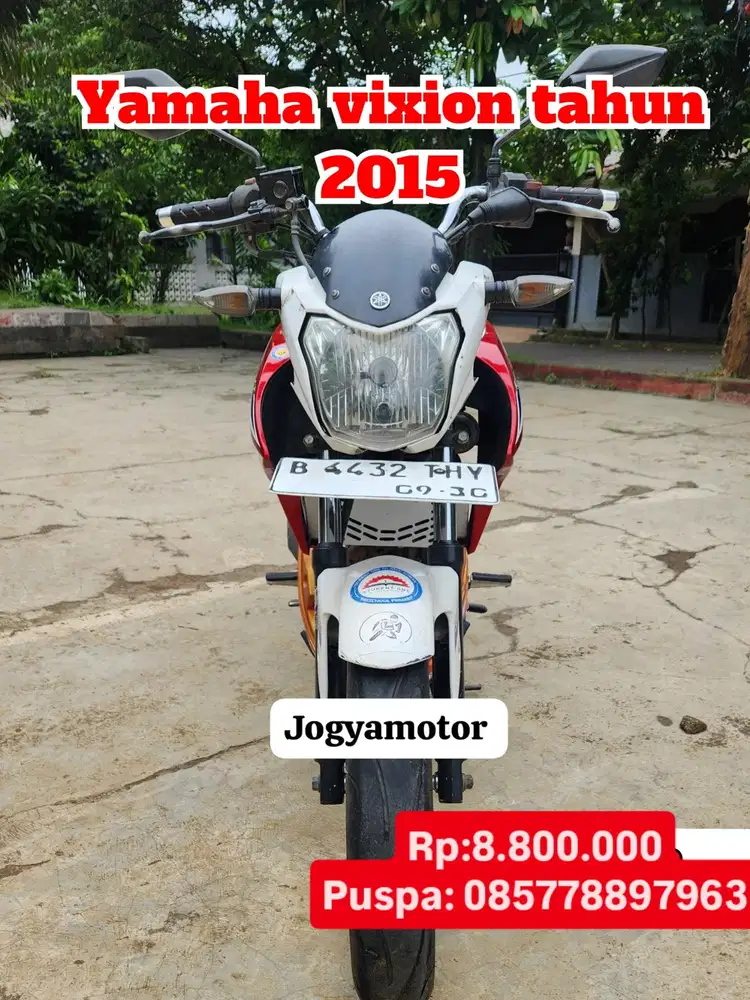 (B) yamaha vixion tahun 2015