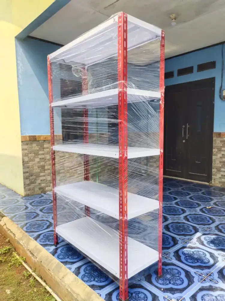 Rak Besi Siku Lobang 40×100×200 (request warna)