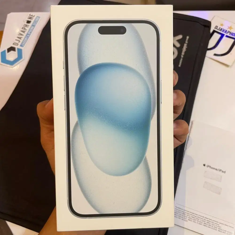 iPhone 15 Blue 128GB NEW Garansi Resmi iBox 1 Tahun