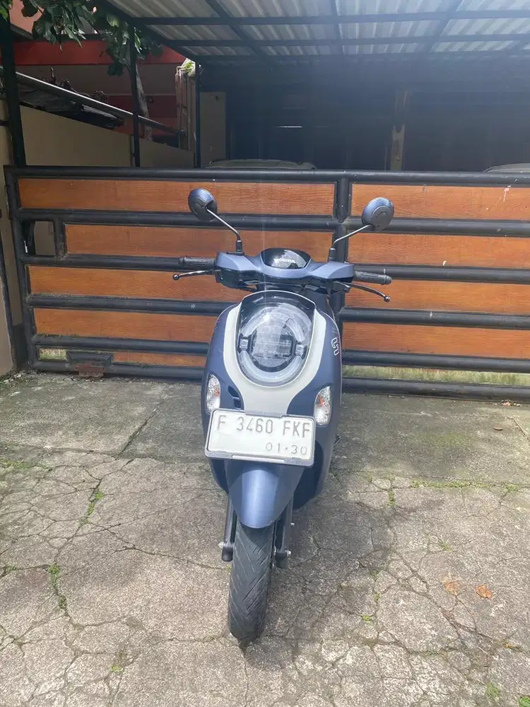 All new Honda Scoopy 2024/2025 blue navy mate biru mantap
