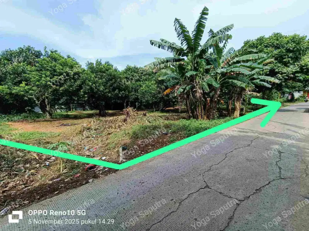 dijual tanah cakep buat cluster luas 1884 mtr