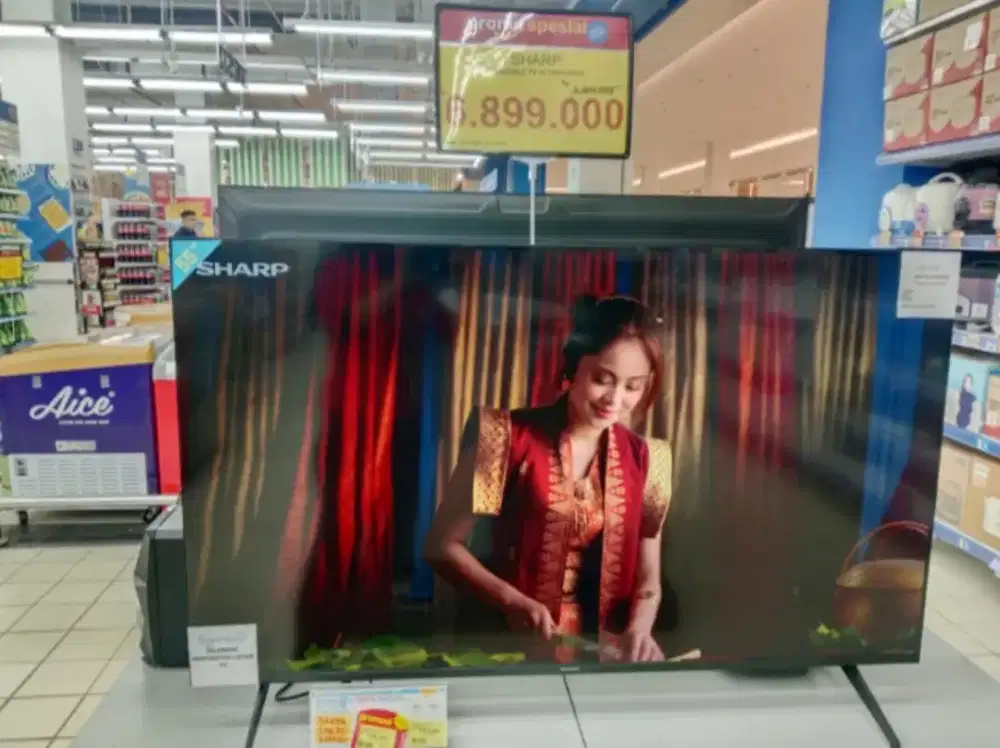 kredit TV sharp 55 inch syrt cuma ktp Tanpa Dp free angsuran 1-2×