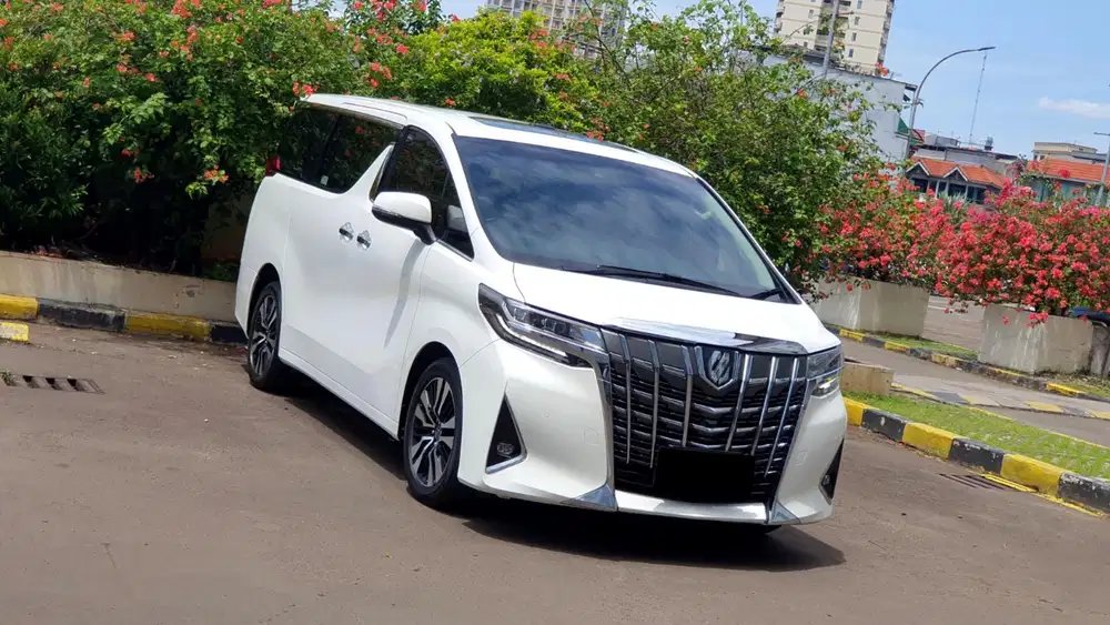 Km46rb toyota alphard g atpm tss 2022 putih sunroof pilotseat