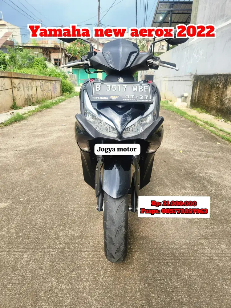 (B) yamaha new aerox 2022