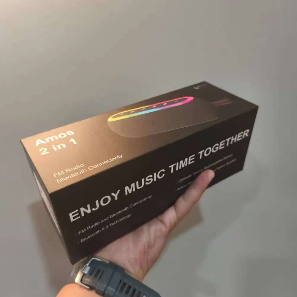 Bcare AMOS 2 IN 1 FM Radio Bluetooth Connectivity 1,200mAh Lithium Bat