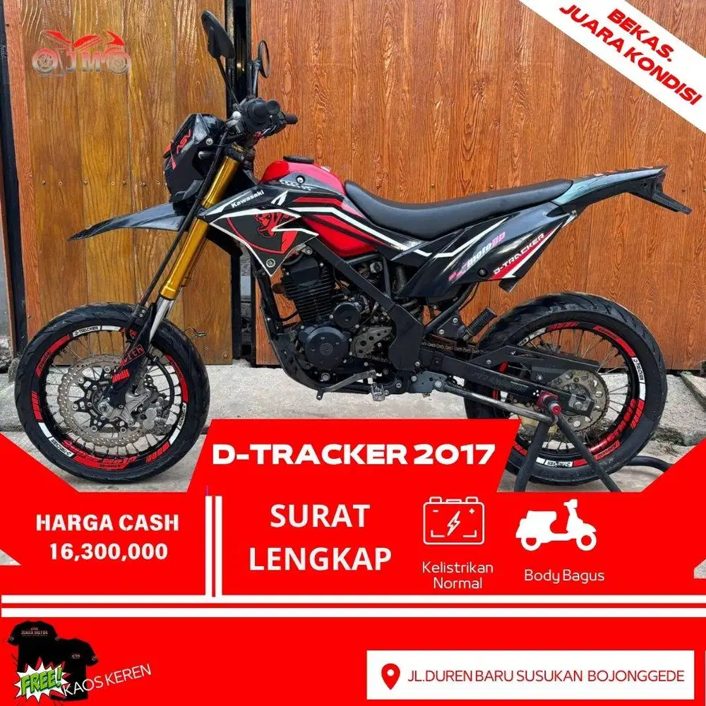 D TRACKER 2017 SURAT LENGKAP MESIN HALUS SIAP PAKE