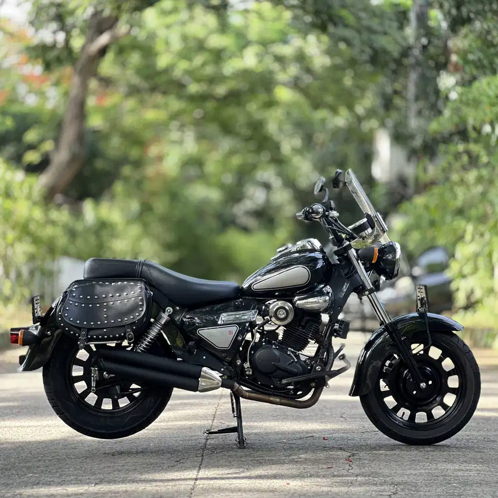 BENELLI MOTOBI 200 EFI 2024 HITAM KM LOW PAJAK PANJANG FULL MULUS