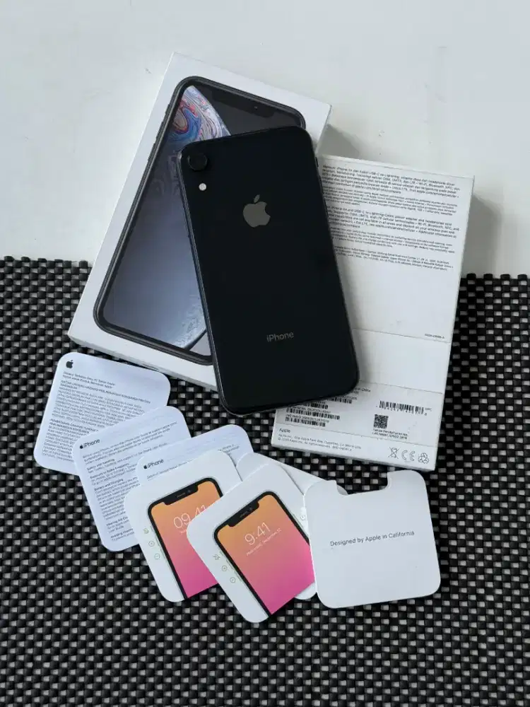 Iphone XR 64gb Black IBOX Mulus Normal Malang Batu