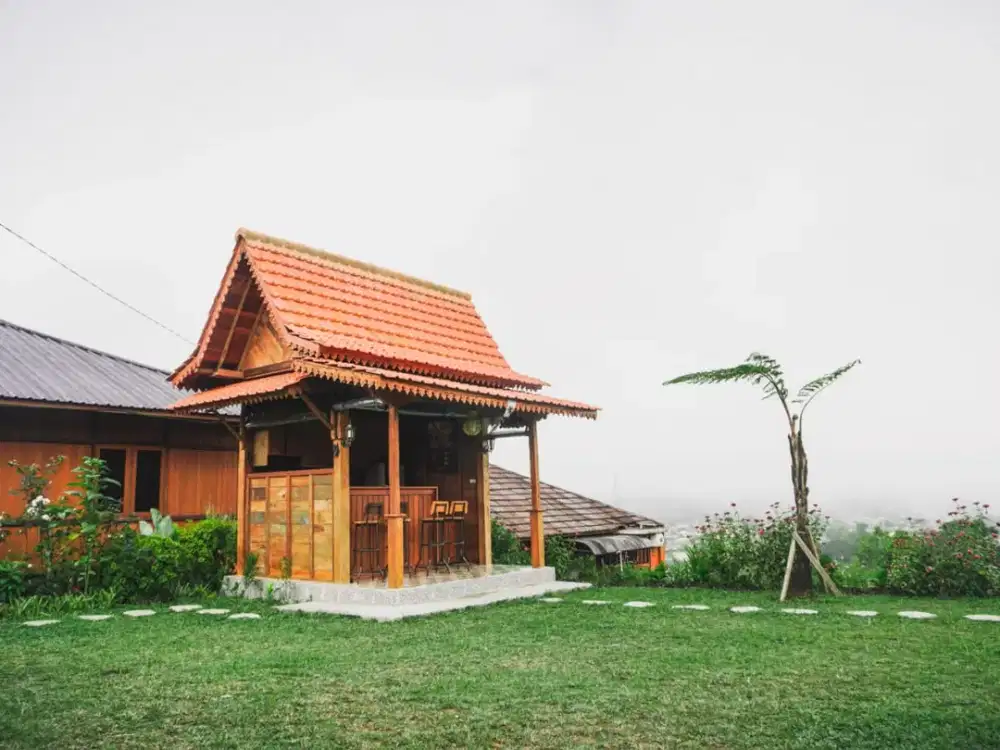 Villa Modern Style Joglo View Pemandangan Indah Area Bedugul Tabanan