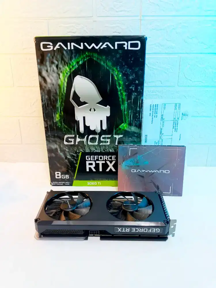 VGA GAINWARD RTX 3060 TI 8GB FULLSET.BOX, EX GARANSI DTG