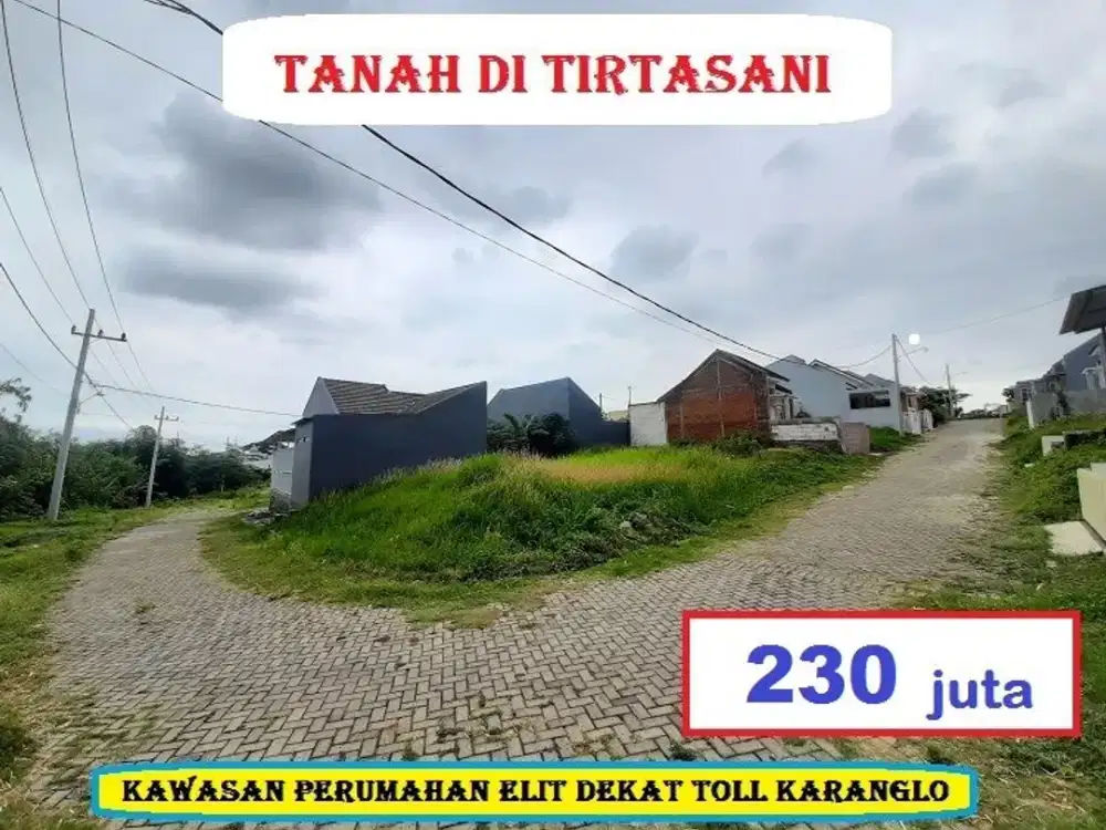Tanah Tirtasani Royal Resort Karangploso Malang Jual murah cpt B.U Poll