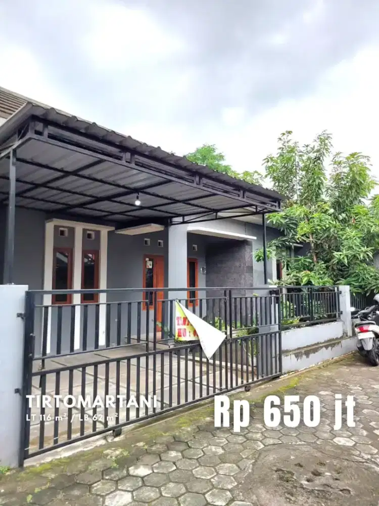 Dijual Rumah Asri dan Nyaman di Tirtomartani