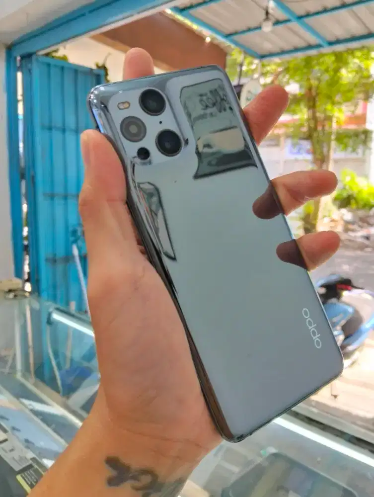 Oppo find x3 pro layar garis 3