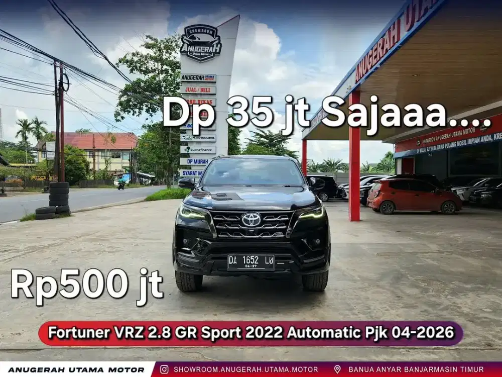 Fortuner VRZ 2.8 GR Sport 2022 AT Asli Bjm Dp35jt