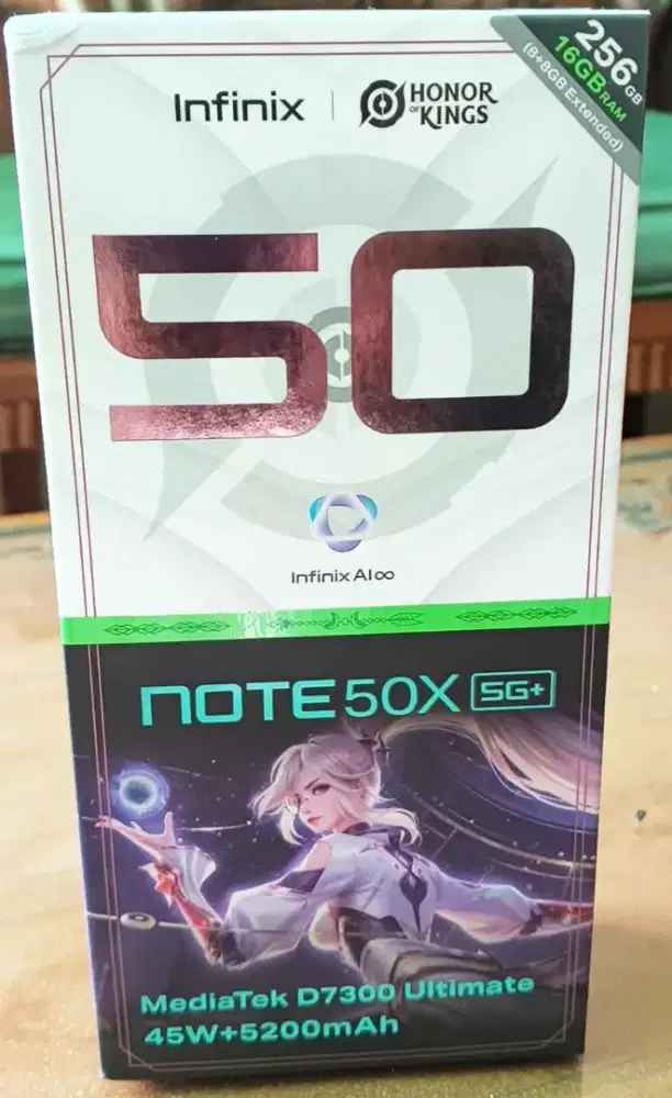 Infinix Note 50x Ram 8+8 (256gb) Fullset