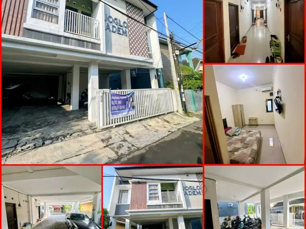 Rumah kost ekslusif 12 kamar tidur sorogenen dekat bandara adisucipto