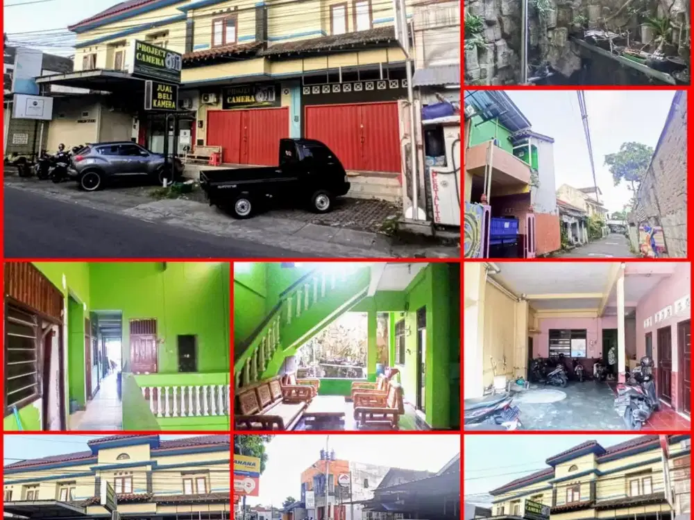 Ruko dan kost pinggir jalan besar wahid hasim seturan