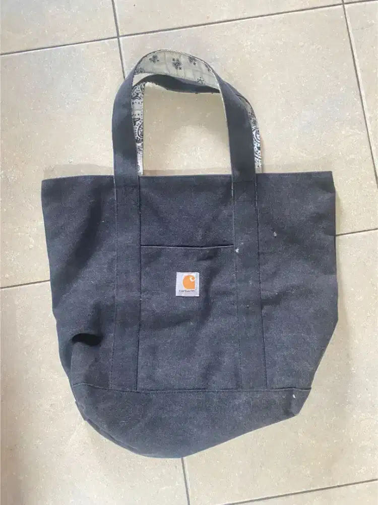 Tote bag bs bolak-balik warna merk tertera original