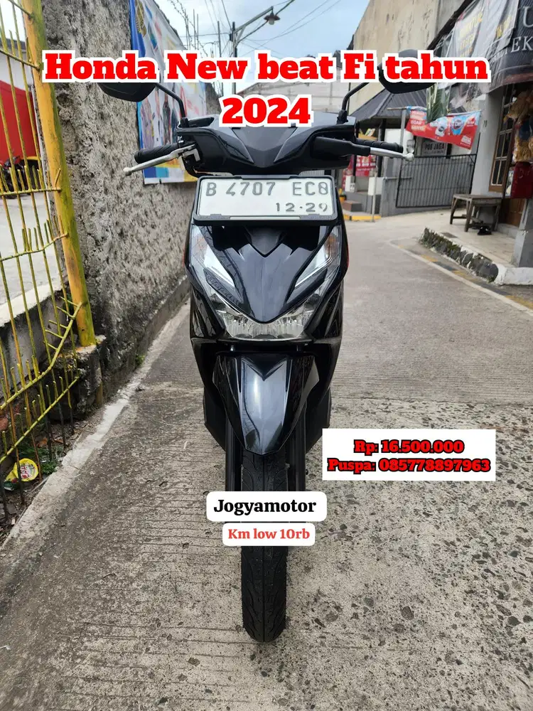 (B) Honda new beat Fi 2024
