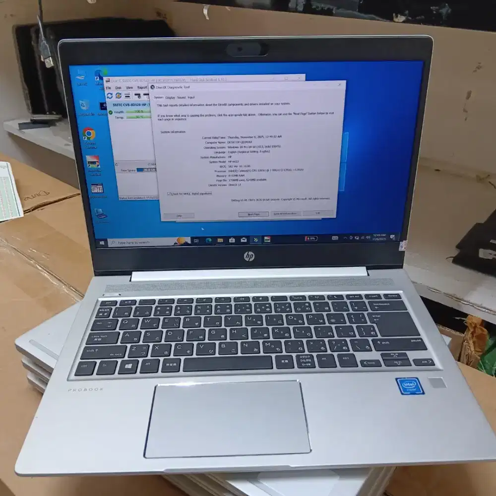 LAPTOP HP MT22 GEN 10 5250U RAM 8GB SSD 128GB WIN 10