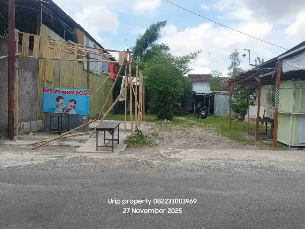 Dijual pekarangan murah di jalan tangkapan perahu mojosongo solo