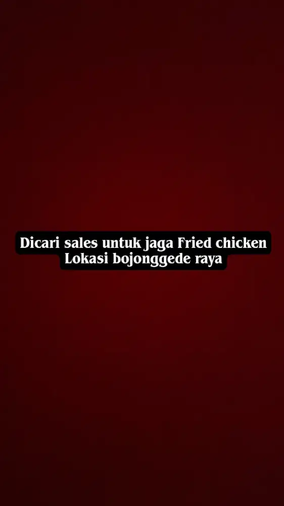 DICARI JAGA OUTLET FRIED CHICKEN