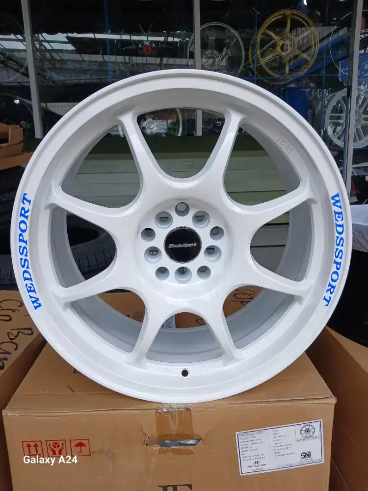 Velg wedssport ring 18x8,5 pcd 5x100/114,3 ET 40 new veloz accord