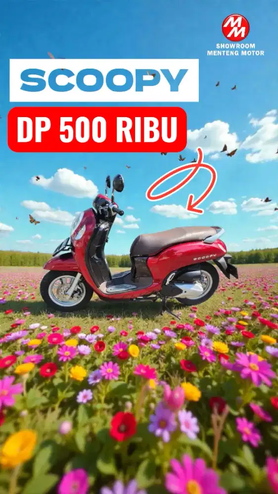 SCOOPY KEYLESS TH 2021, DP 500 RIBU