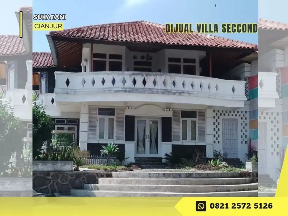 Jual Villa Luas 2145 di Belakang Istana Cipanas Sukatani Cianjur