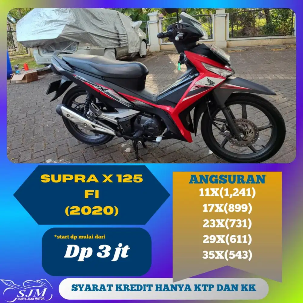 HONDA SUORA X 125 2020 SIAP PAKAI
