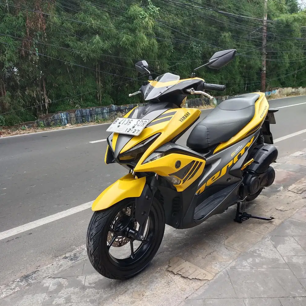 Yamaha Aerox Non ABS 2017 Orisinil lengkap Bagus Mesin Aluss