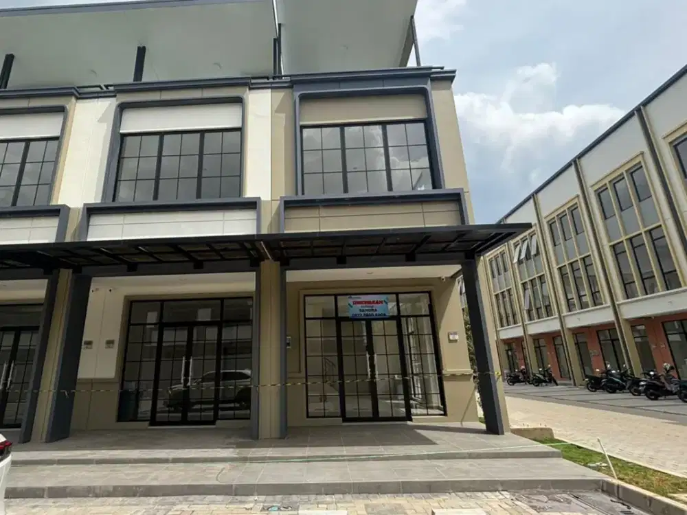 DISEWAKAN! RUKO BARU HUDSON TYPE HOOK DI PUSAT BISNIS GADING SERPONG