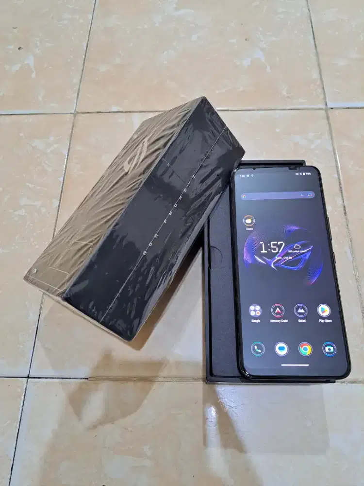 Asus rog 7 8/256 black fullset ori