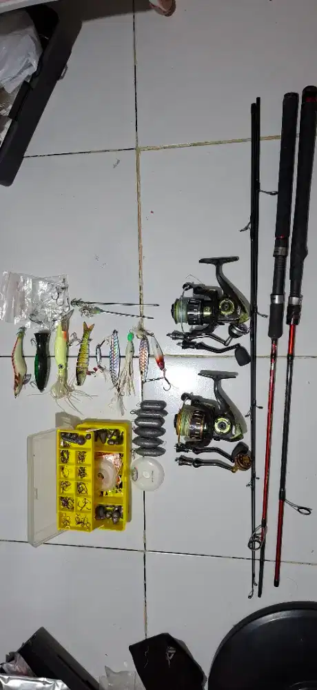 Joran, reel dan semua perkakas edisi pensi