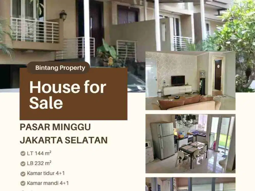 Rumah Mewah Jual/ Sewa di Residence di Jati padang Pasar Minggu, Jakarta Selatan