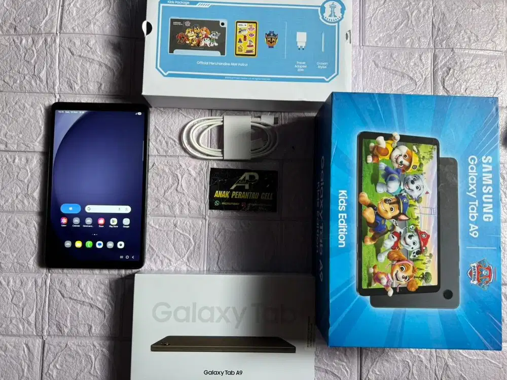 Samsung Tab A9 Ram 4gb Rom 64gb LTE Kids Edition Langka Lengkap MuLus