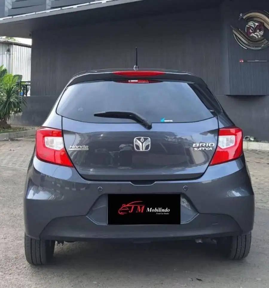 {TDP 5 jt} like new Honda Brio Brio Satya E CVT 2024 matic abu antik