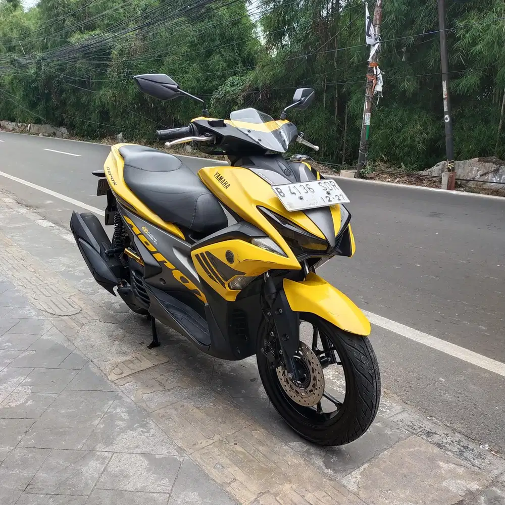 Yamaha Aerox Non ABS 2017 Orisinil mesin Cakep Bagus Lengkap