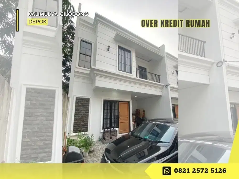 Jual Rumah Over Kredit 2lantai 89JT di Elmira Residence dkt Alun-alun GDC