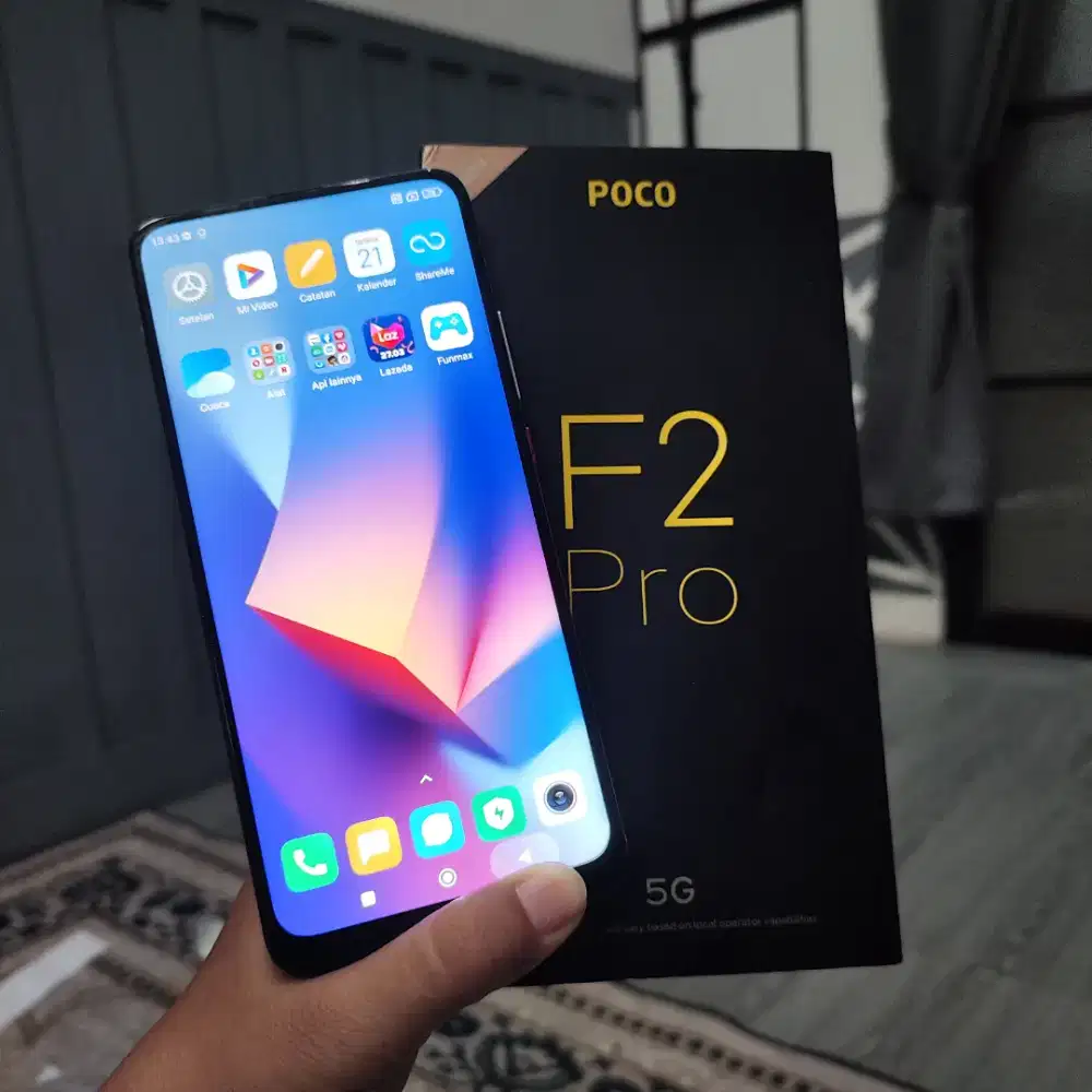 Poco f2 pro 5gb 8/256gb gantian lcd siap pakai